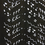 Antique Japanese Katagami Paper Kimono Stencil Katazome Design Wavy C831