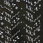 Antique Japanese Katagami Paper Kimono Stencil Katazome Design Wavy C831