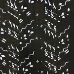 Antique Japanese Katagami Paper Kimono Stencil Katazome Design Wavy C831