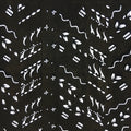Antique Japanese Katagami Paper Kimono Stencil Katazome Design Wavy C831
