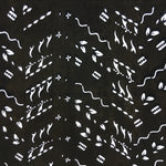 Antique Japanese Katagami Paper Kimono Stencil Katazome Design Wavy C831