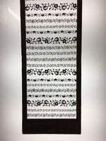 Antique Japanese Katagami Paper Kimono Stencil Katazome Floral Design C627