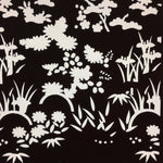 Antique Japanese Katagami Paper Kimono Stencil Katazome Floral Design C674