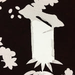 Antique Japanese Katagami Paper Kimono Stencil Katazome Floral Design C674