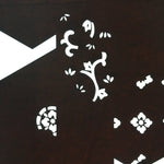 Antique Japanese Katagami Paper Kimono Stencil Katazome Flower Design C666