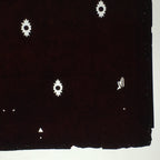 Antique Japanese Katagami Paper Kimono Stencil Katazome Flower Leaf Pattern C872
