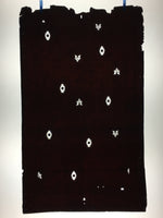 Antique Japanese Katagami Paper Kimono Stencil Katazome Flower Leaf Pattern C873