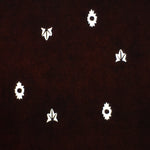 Antique Japanese Katagami Paper Kimono Stencil Katazome Flower Leaf Pattern C873