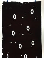 Antique Japanese Katagami Paper Kimono Stencil Katazome Flower Leaf Pattern C874