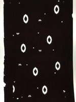 Antique Japanese Katagami Paper Kimono Stencil Katazome Flower Leaf Pattern C874