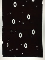 Antique Japanese Katagami Paper Kimono Stencil Katazome Flower Leaf Pattern C874