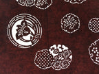 Antique Japanese Katagami Paper Kimono Stencil Katazome Flower Medley A627