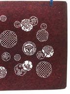 Antique Japanese Katagami Paper Kimono Stencil Katazome Flower Medley A627