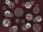 Antique Japanese Katagami Paper Kimono Stencil Katazome Flower Medley A627