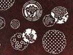 Antique Japanese Katagami Paper Kimono Stencil Katazome Flower Medley A627