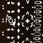 Antique Japanese Katagami Paper Kimono Stencil Katazome Flower Pattern C840