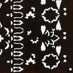 Antique Japanese Katagami Paper Kimono Stencil Katazome Flower Pattern C840