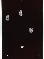 Antique Japanese Katagami Paper Kimono Stencil Katazome Flower Pattern C855