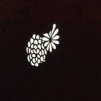 Antique Japanese Katagami Paper Kimono Stencil Katazome Flower Pattern C856