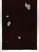 Antique Japanese Katagami Paper Kimono Stencil Katazome Flower Pattern C857