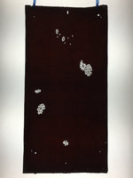 Antique Japanese Katagami Paper Kimono Stencil Katazome Flower Pattern C857