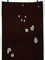 Antique Japanese Katagami Paper Kimono Stencil Katazome Flower Pattern C858