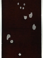 Antique Japanese Katagami Paper Kimono Stencil Katazome Flower Pattern C858