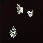 Antique Japanese Katagami Paper Kimono Stencil Katazome Flower Pattern C859