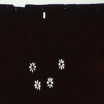 Antique Japanese Katagami Paper Kimono Stencil Katazome Flower Pattern C859