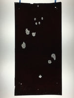 Antique Japanese Katagami Paper Kimono Stencil Katazome Flower Pattern C859