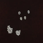 Antique Japanese Katagami Paper Kimono Stencil Katazome Flower Pattern C859