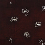 Antique Japanese Katagami Paper Kimono Stencil Katazome Flower Pattern C878