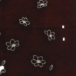 Antique Japanese Katagami Paper Kimono Stencil Katazome Flower Pattern C878