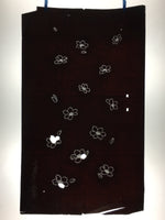 Antique Japanese Katagami Paper Kimono Stencil Katazome Flower Pattern C878