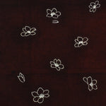 Antique Japanese Katagami Paper Kimono Stencil Katazome Flower Pattern C878