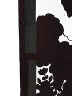 Antique Japanese Katagami Paper Kimono Stencil Katazome Garden Pattern C864