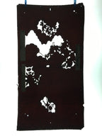 Antique Japanese Katagami Paper Kimono Stencil Katazome Garden Pattern C864