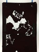 Antique Japanese Katagami Paper Kimono Stencil Katazome Garden Pattern C864