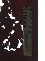 Antique Japanese Katagami Paper Kimono Stencil Katazome Garden Pattern C864