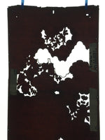 Antique Japanese Katagami Paper Kimono Stencil Katazome Garden Pattern C865