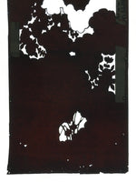 Antique Japanese Katagami Paper Kimono Stencil Katazome Garden Pattern C865