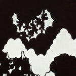 Antique Japanese Katagami Paper Kimono Stencil Katazome Garden Pattern C865