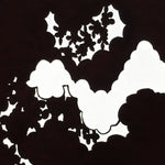 Antique Japanese Katagami Paper Kimono Stencil Katazome Garden Pattern C865