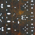 Antique Japanese Katagami Paper Kimono Stencil Katazome Geometric Pattern C841