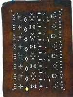 Antique Japanese Katagami Paper Kimono Stencil Katazome Geometric Pattern C841