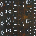 Antique Japanese Katagami Paper Kimono Stencil Katazome Geometric Pattern C841