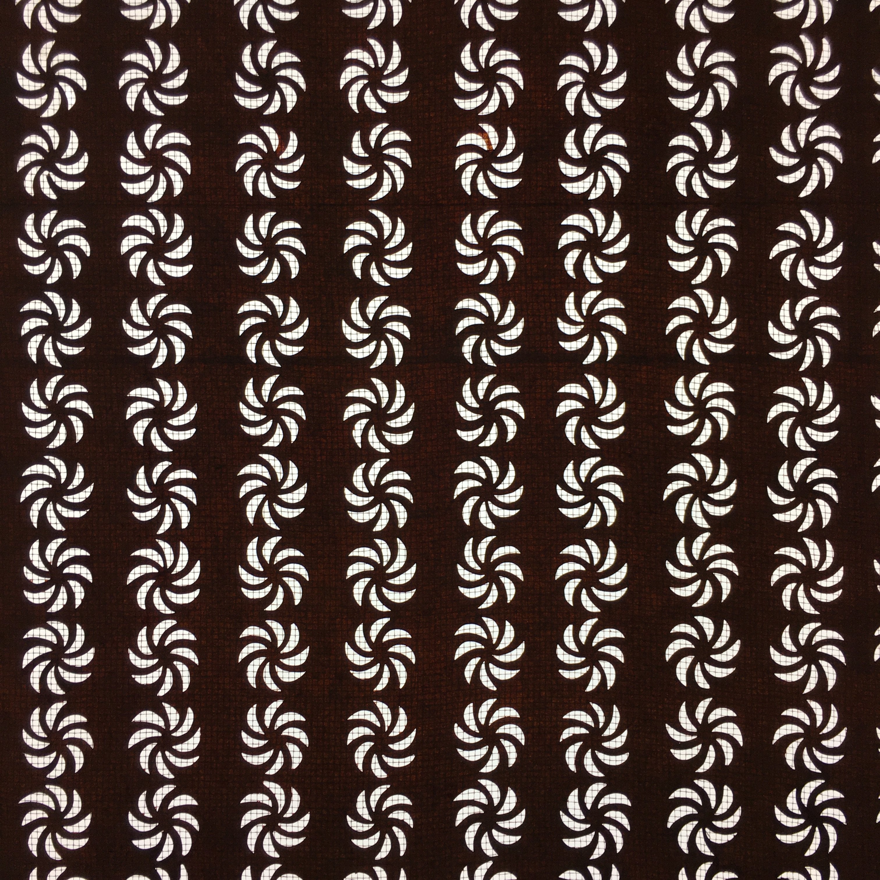Antique Japanese Katagami Paper Kimono Stencil Katazome Graphic Design C614