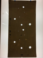 Antique Japanese Katagami Paper Kimono Stencil Katazome Leaf Design C643