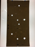 Antique Japanese Katagami Paper Kimono Stencil Katazome Leaf Design C643