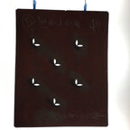 Antique Japanese Katagami Paper Kimono Stencil Katazome Leaf Design C648